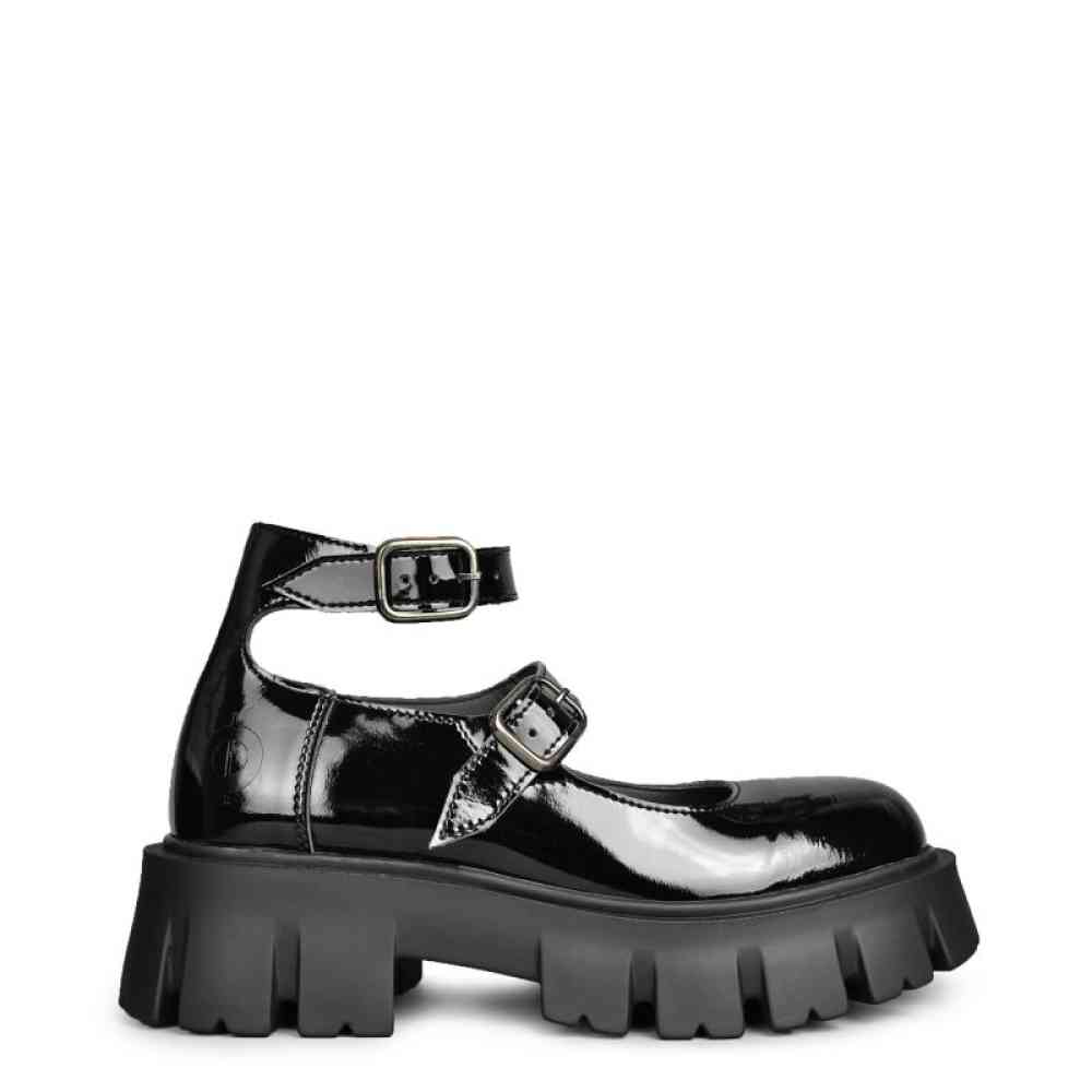 Altercore - Constance Patent Vegan Low shoes - Black